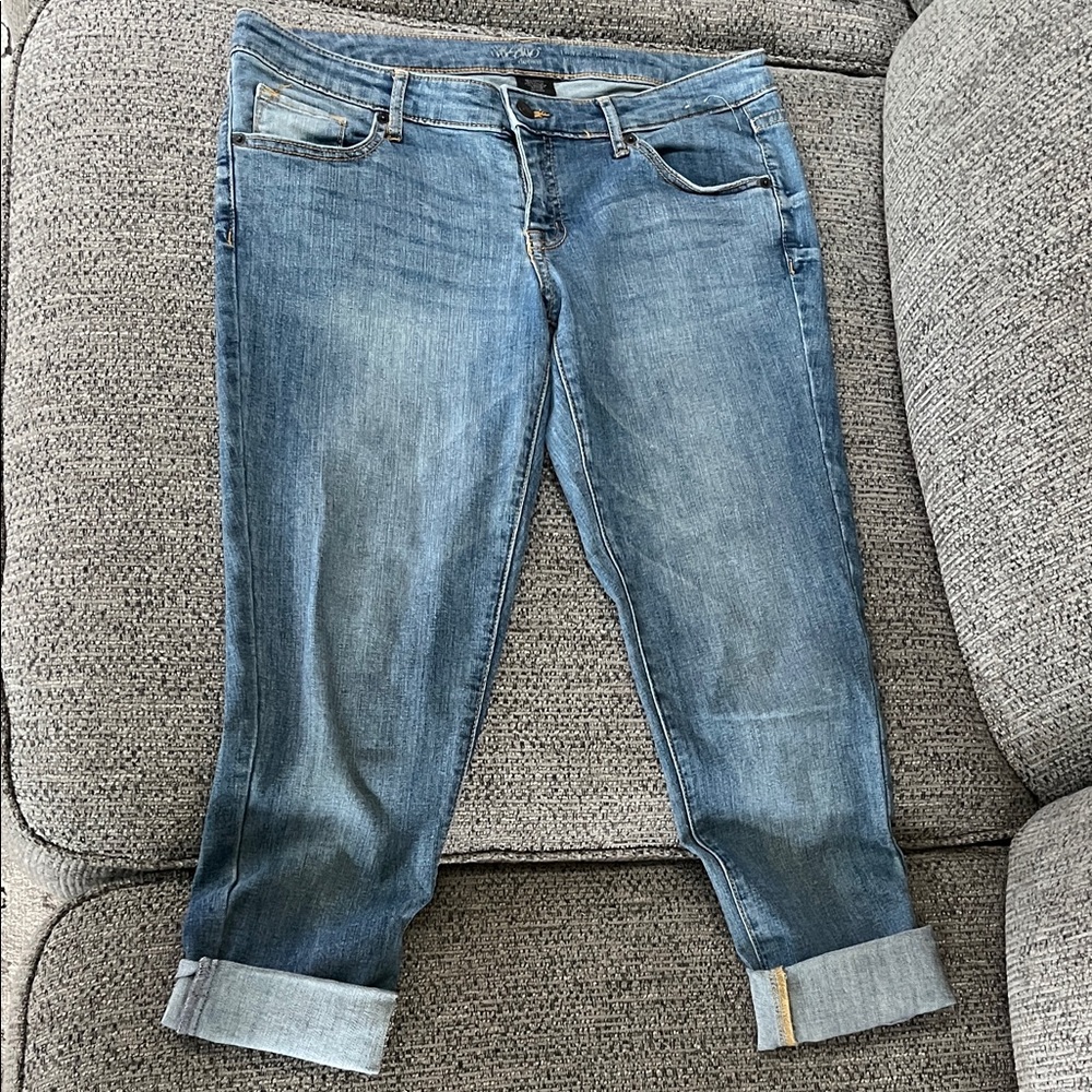 Mossimo Supply Co. Light Blue Ankle Jeans